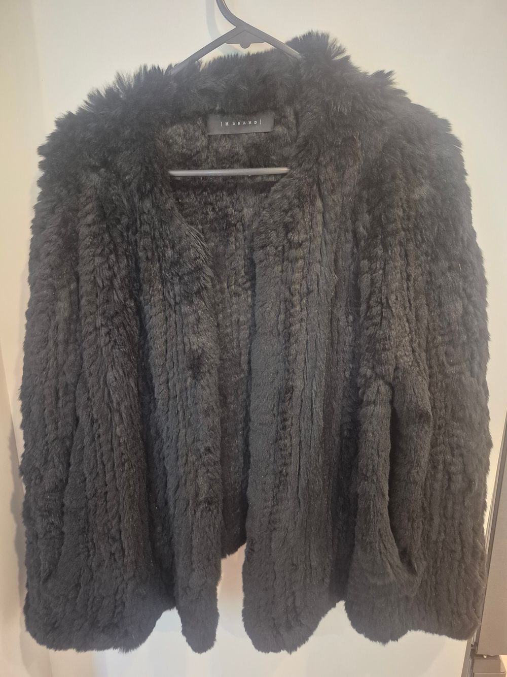 Rabbit Fur Coat "cape" style
