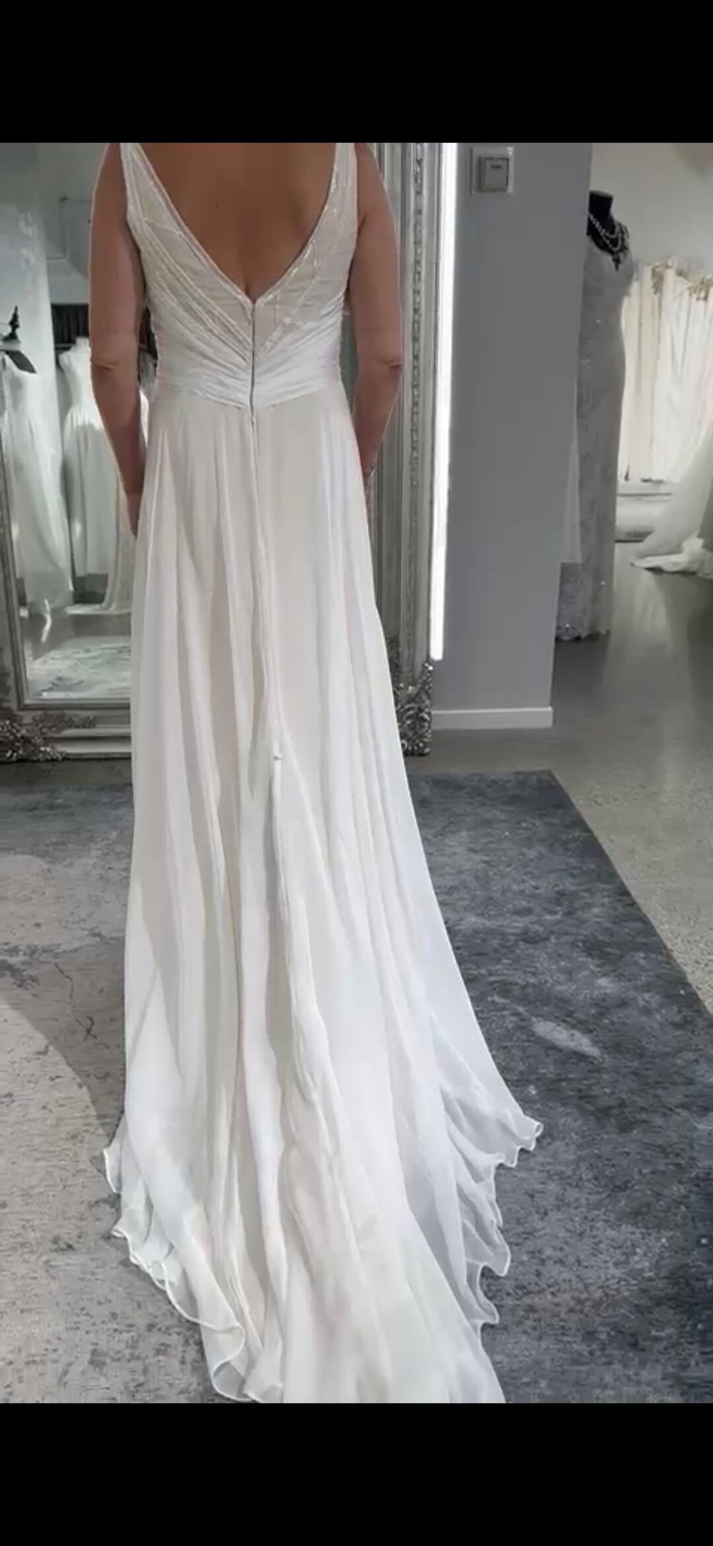 Stunning Silk Wedding Dress