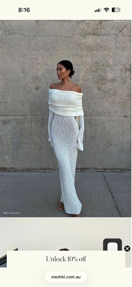 Meshki Marisol Boucle dress