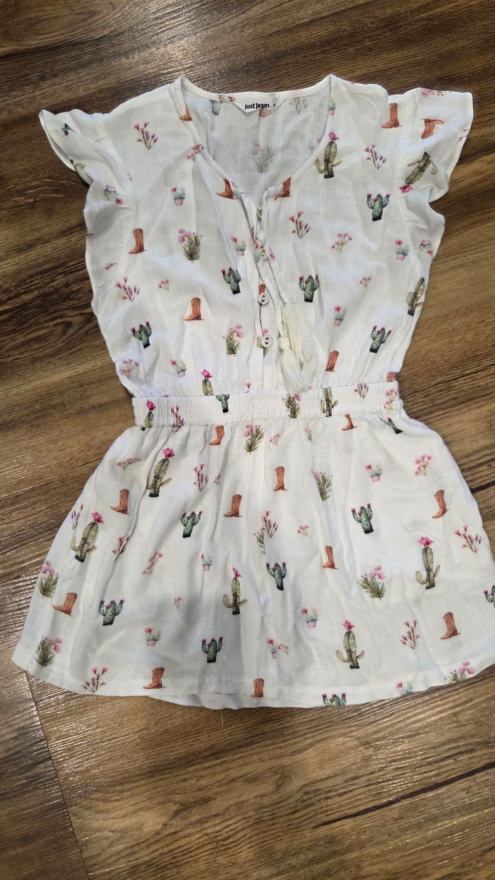 Just Jean cactus print sz 6