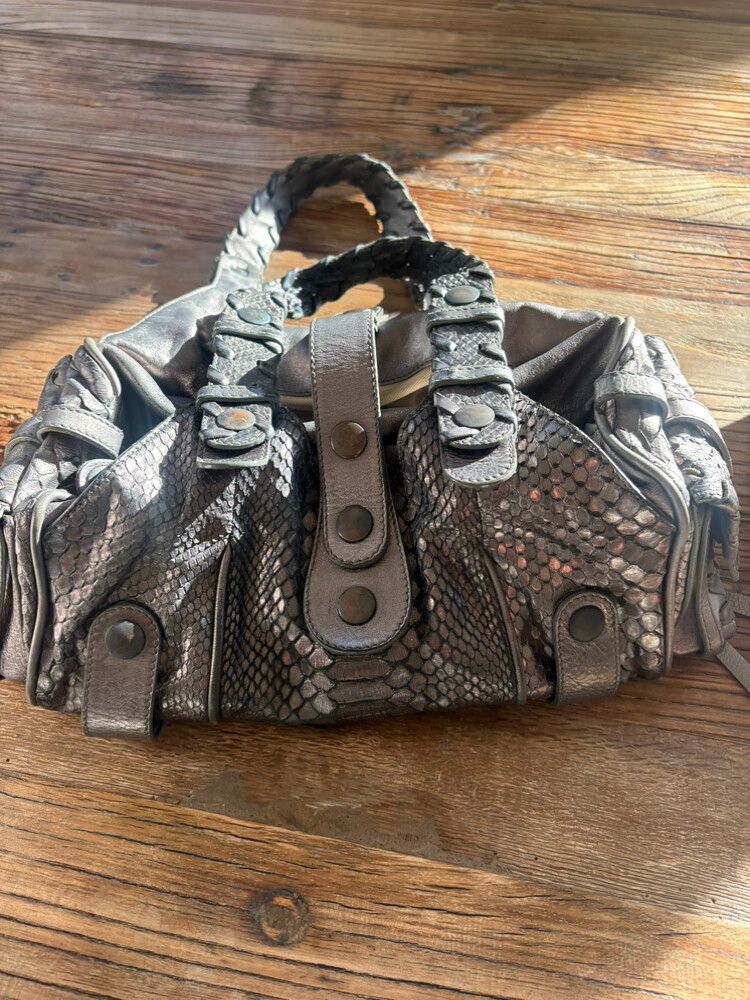 Chloe - Chloe vintage Y2K python leather Silverado tote on