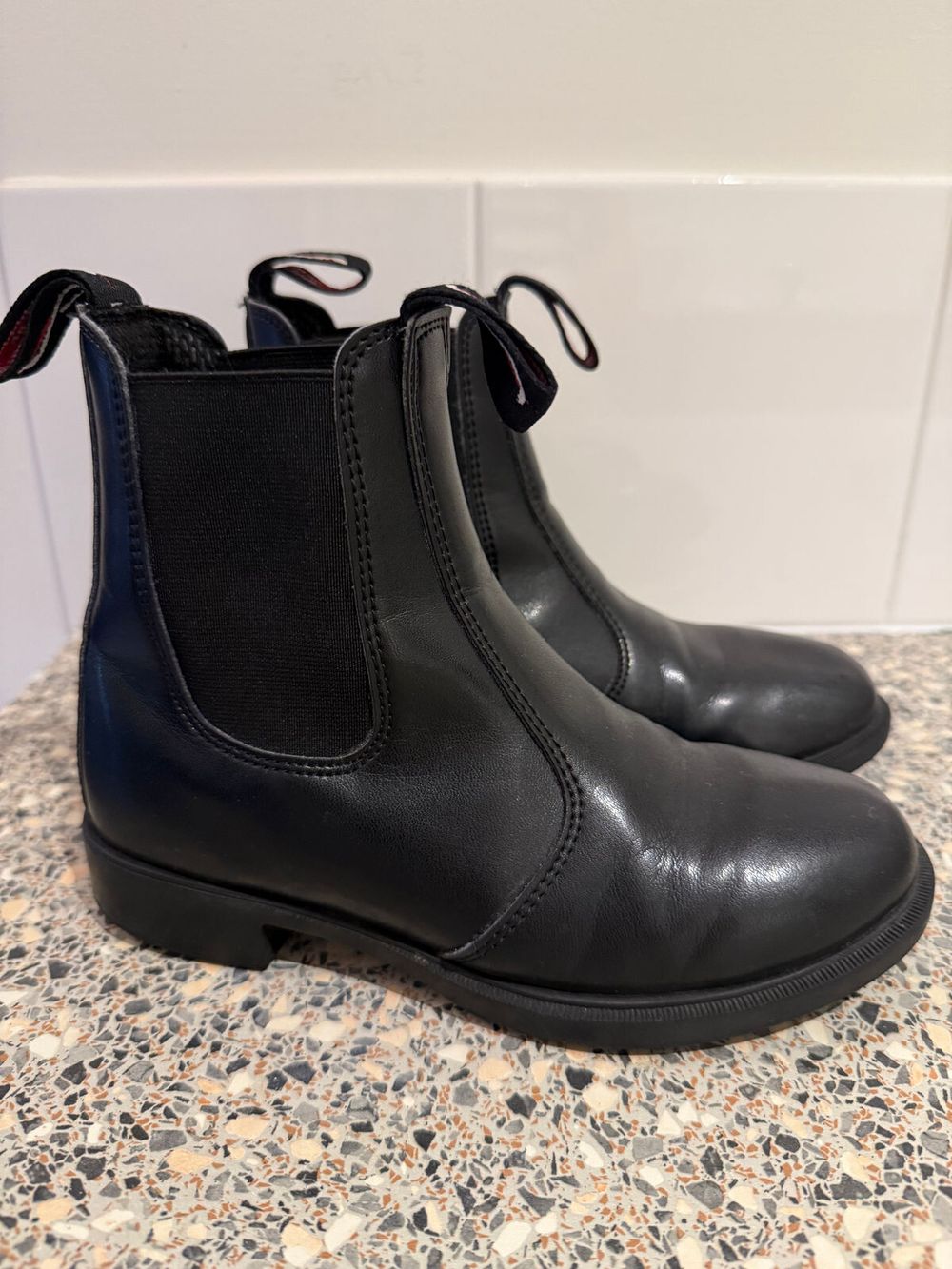 CA Koln Jodhpur Black leather riding Boot Size 33