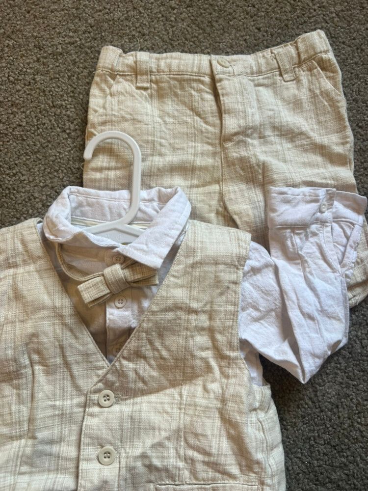 Vest, Shorts and Shirt Set