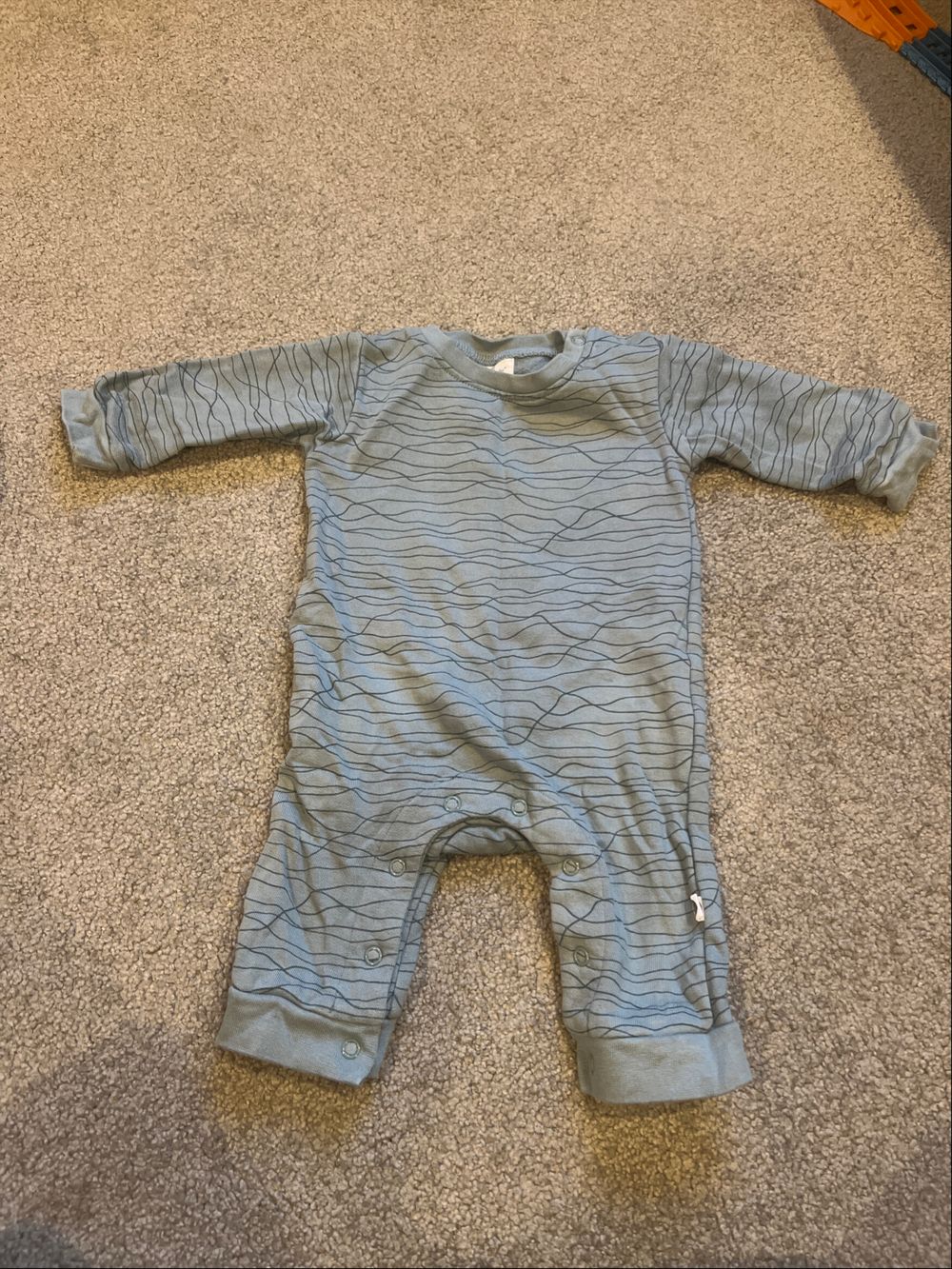 Burrow & Be steel long sleeve romper