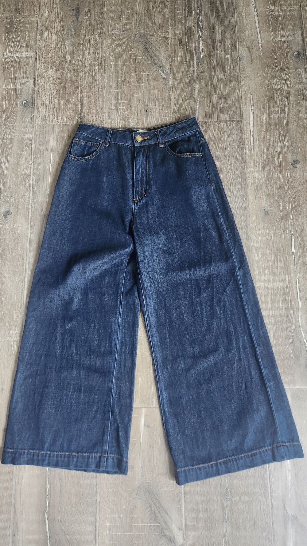 Gorman Wide Leg Blue Jeans