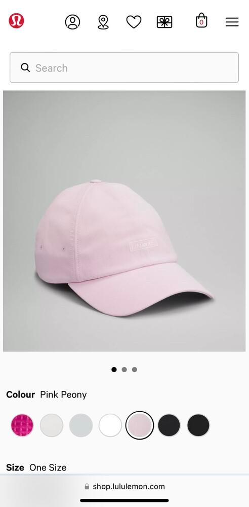 Lululemon Pink Baller Hat size XS/S Lululemon Baller Hat II *Soft - Pink Pastel - lulu fanatics main image 2
