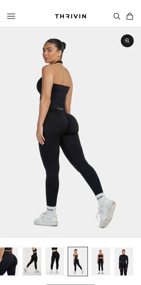 Sculptv2 Ribbed Contour Leggings Black