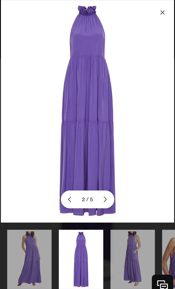 Sass and Bide purple maxi dress- size 8/10