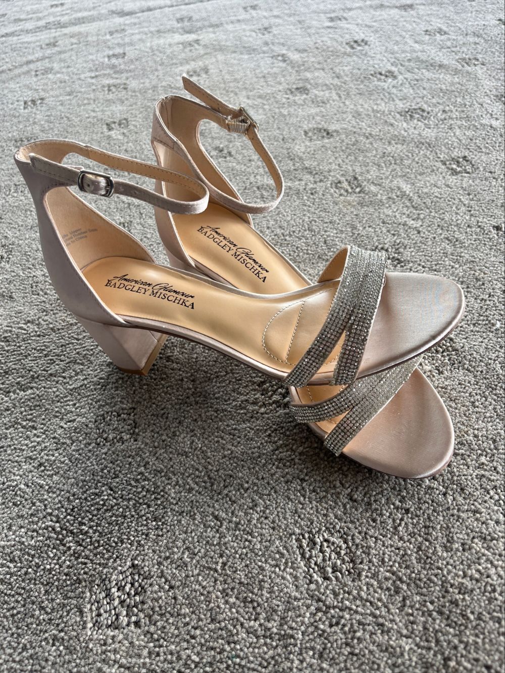 Badgley Mischka Rhinestone Heels