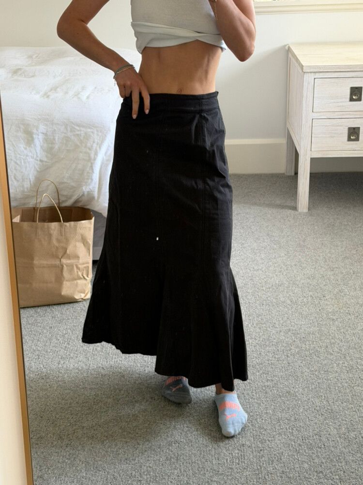 vintage black skirt