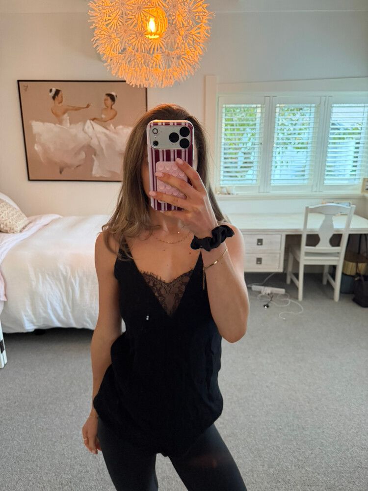 By Malene Birger Black Cami