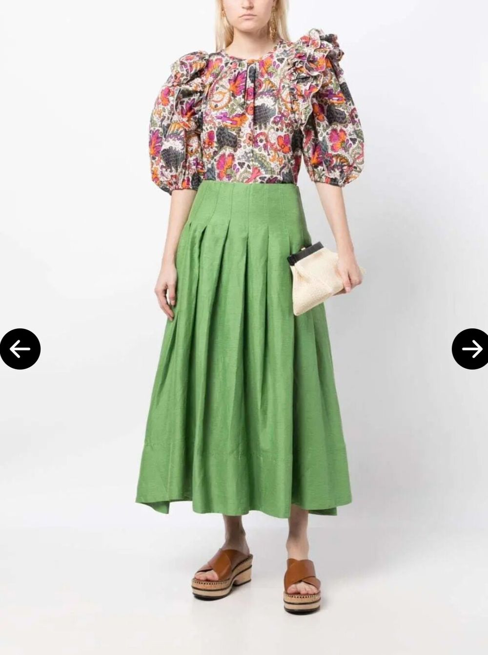 Paradiso Cinched Midi-Skirt