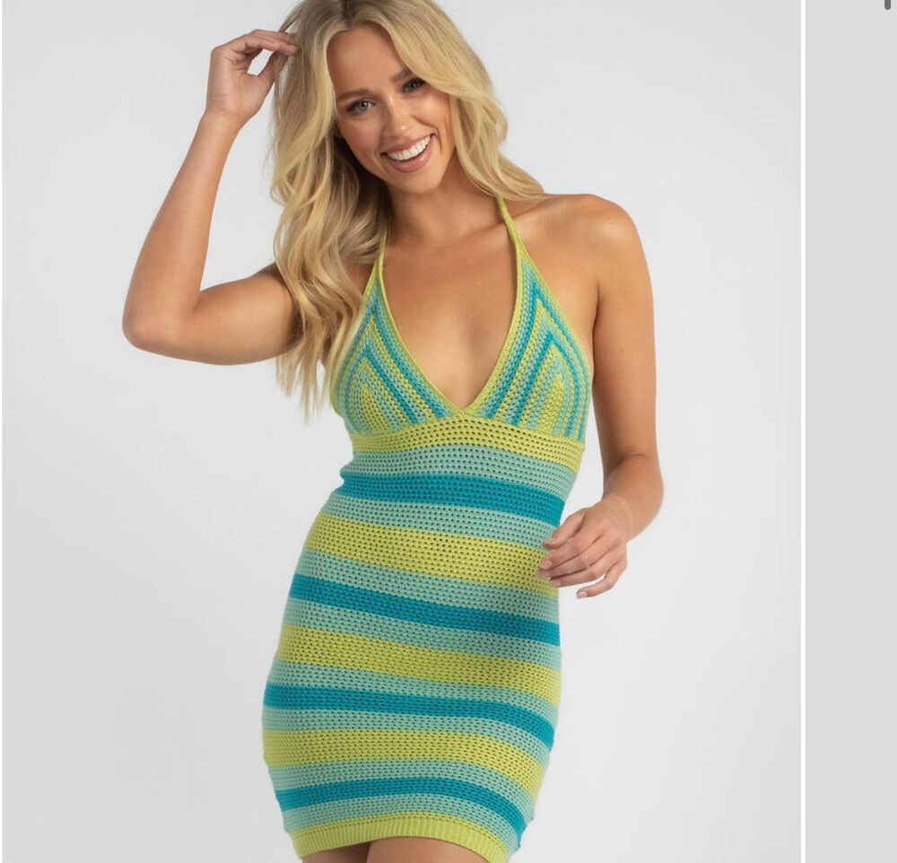 Crochet Halter Dress