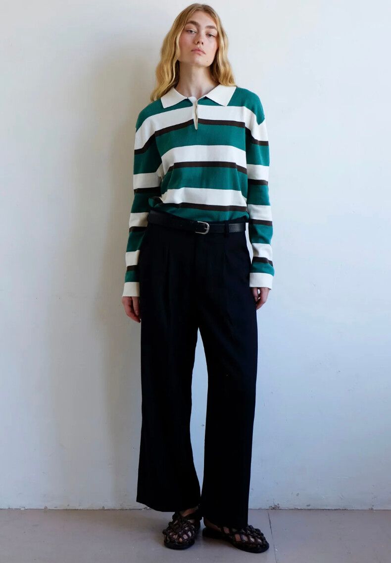 Commonplace Essentials - Calvin Cropped Trouser black