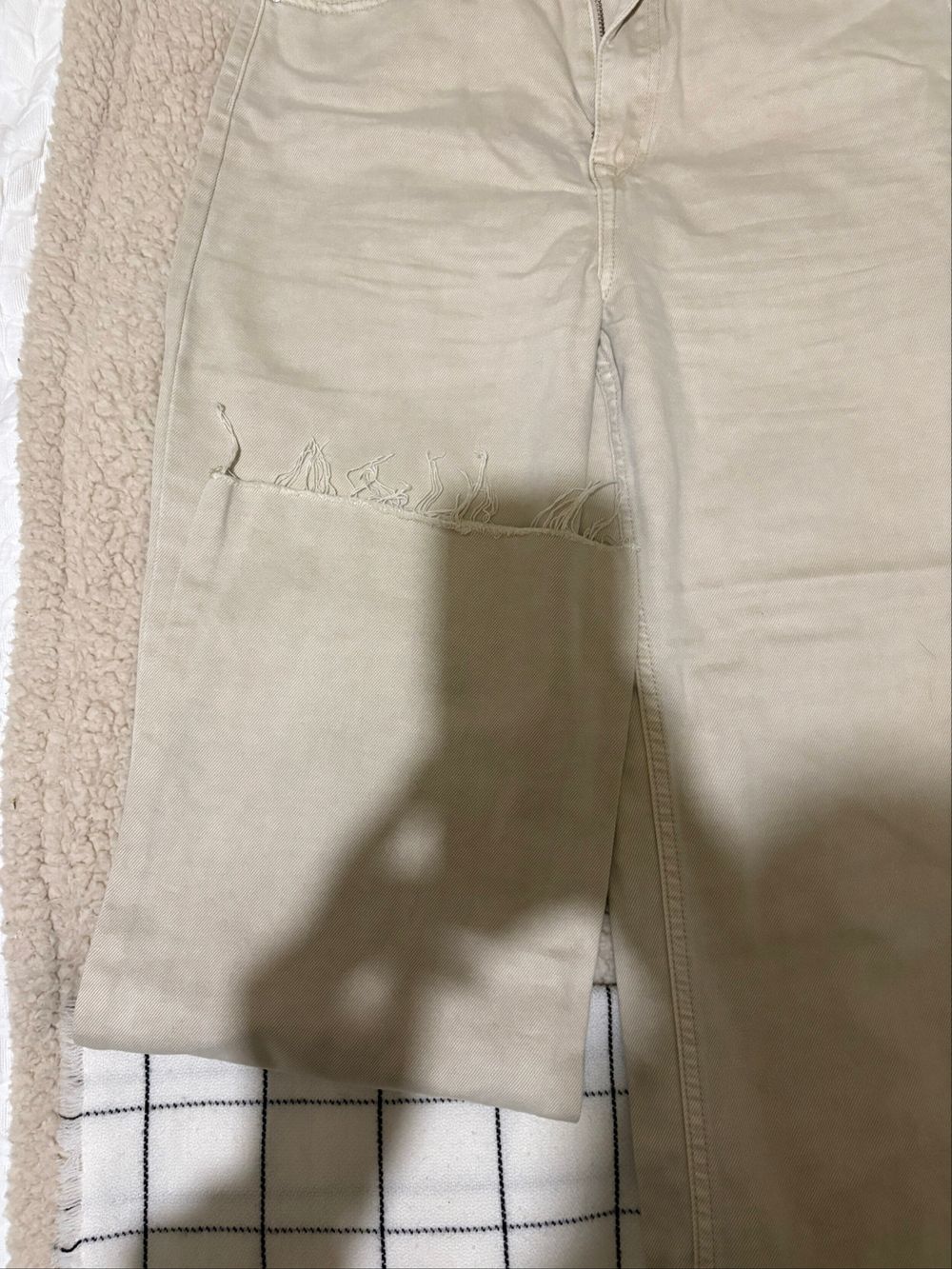 Glassons Beige Wide Leg Jeans
