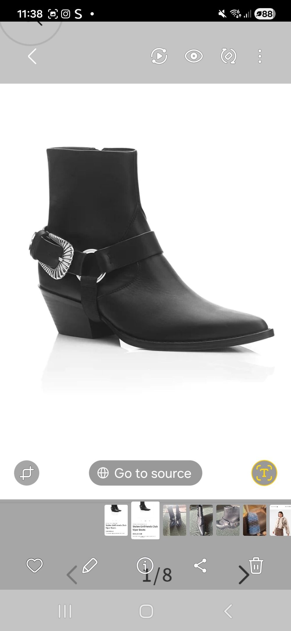 Stolen Girlfriend Viper Boots