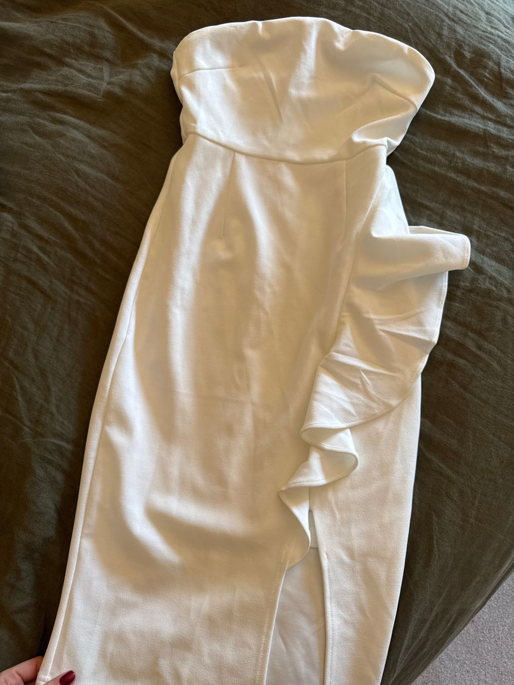Here Comes The Sun White Midi Dress