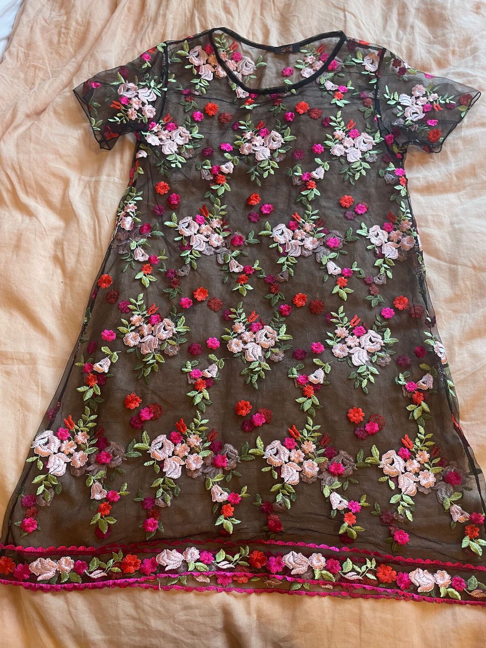 Floral Embroidered Dress