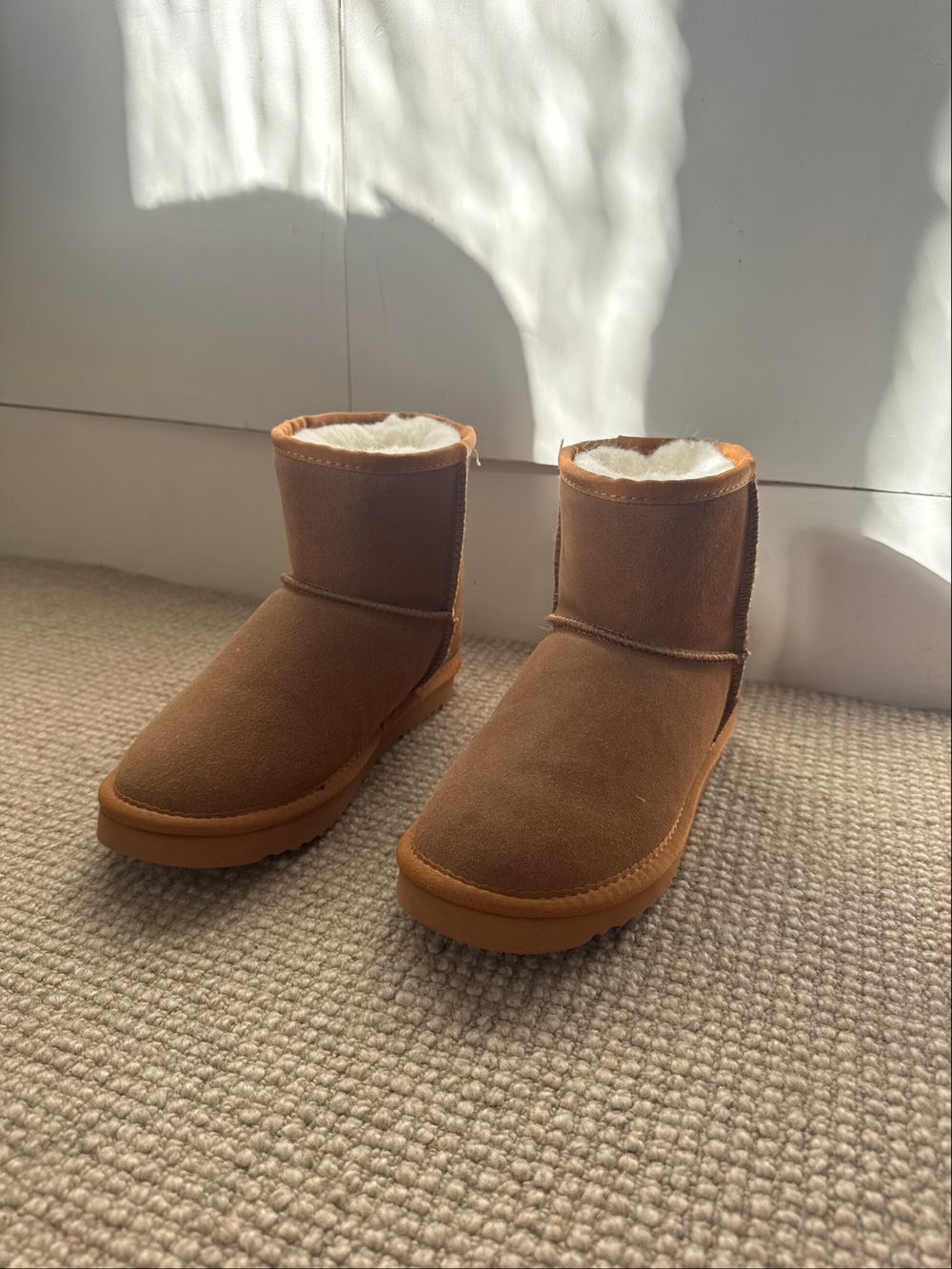 Mi Woollies Brown Slippers