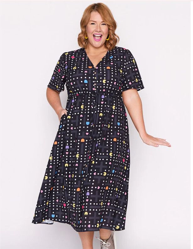 Marley Love Pellets Dress (pattern looks like PAC-man)