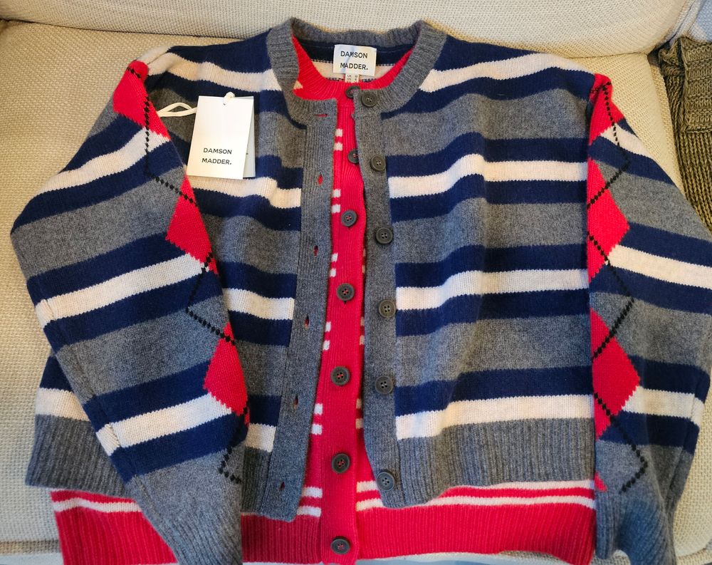 Damson Madder merino cardigan