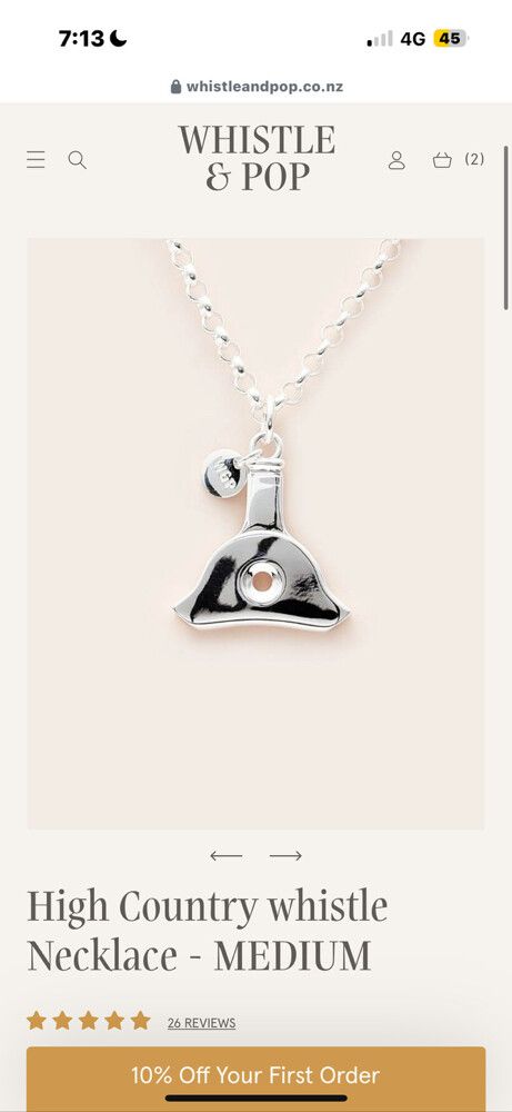 Whistle necklace