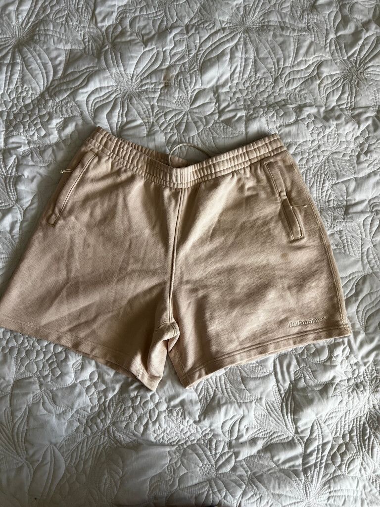 HUMANRACE x ADIDAS ORGINALS Beige trackpants shorts