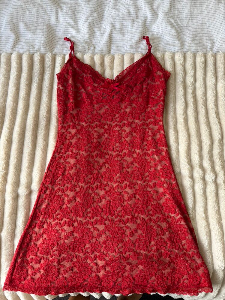 Jgr & Stn Red lace Dress