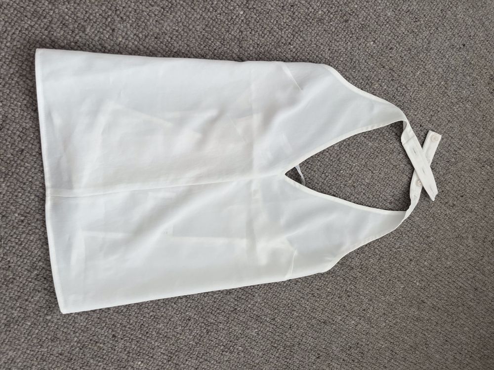 Kookai White Halter Neck Top