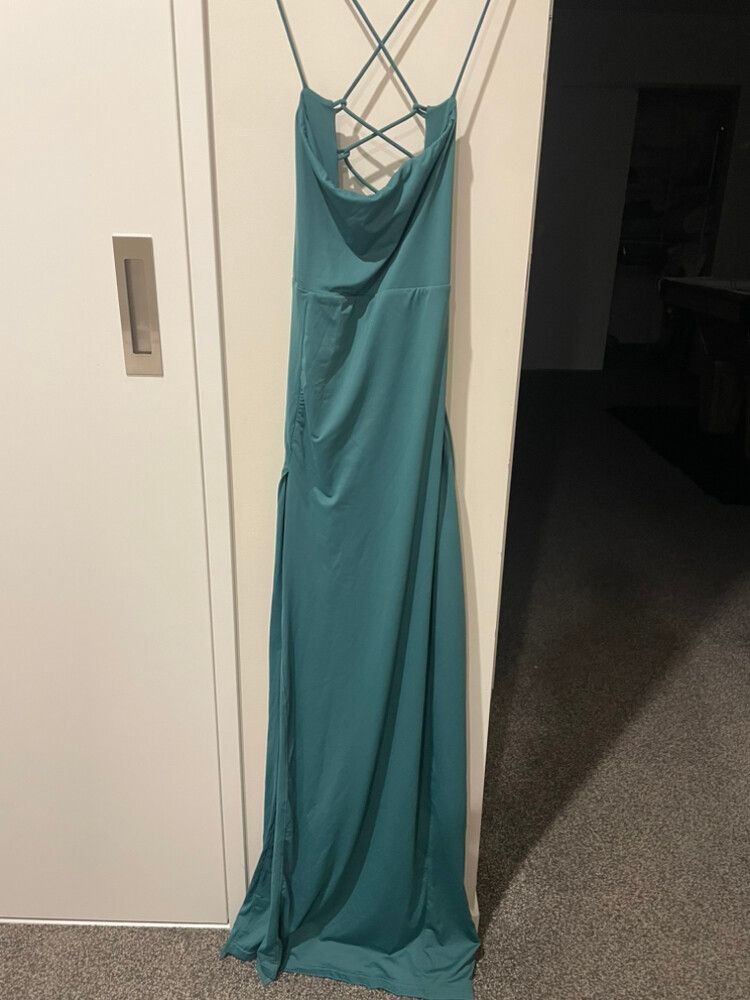 slim fit dress slacks Green Maxi Dress - Tullulah Maxi Dress - Deep Olive