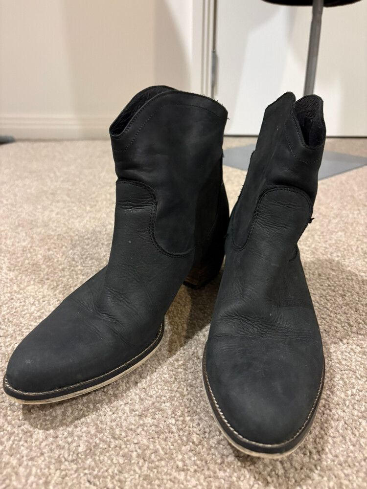 ankle boots with back zip