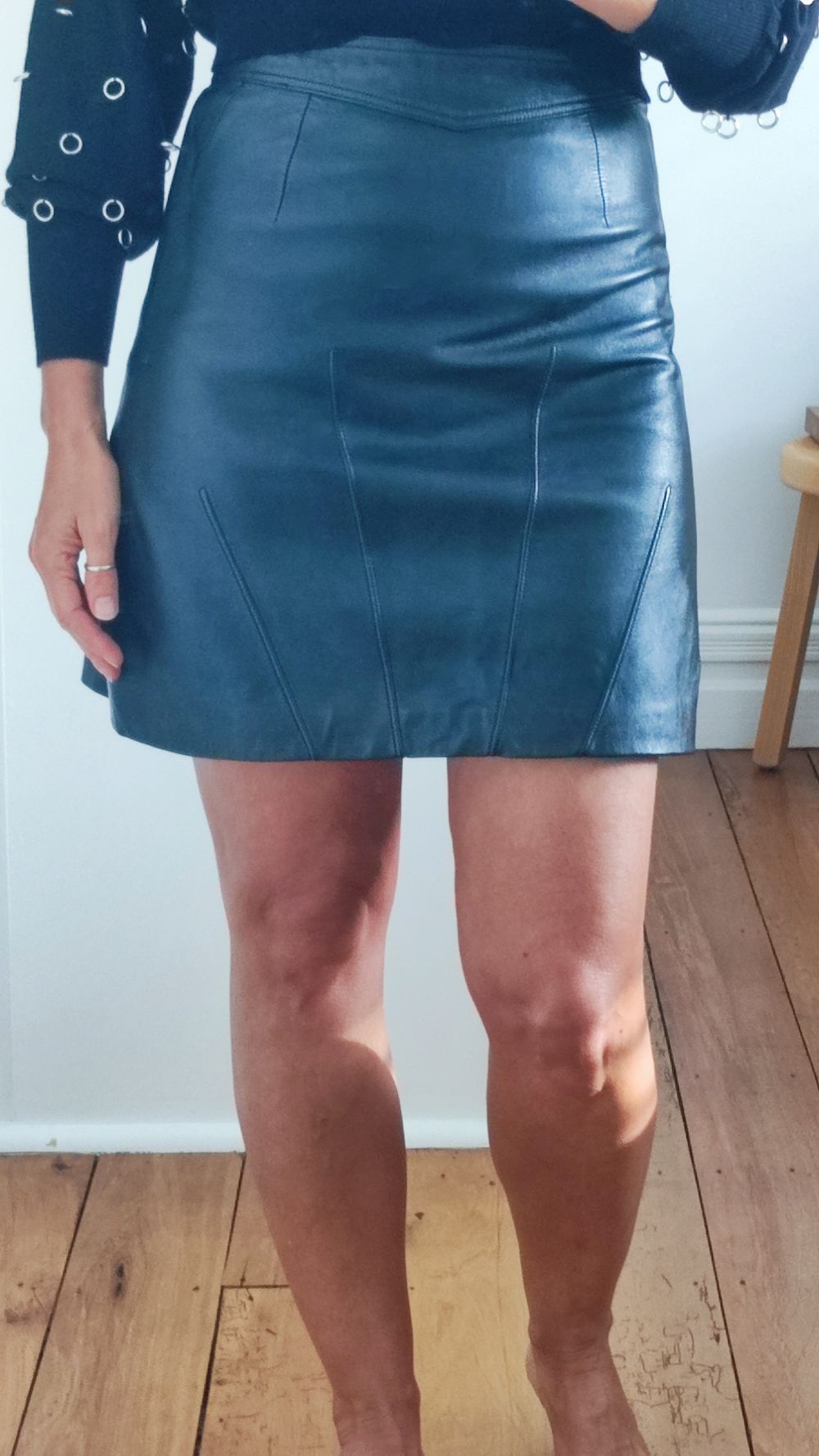 Leather skirt