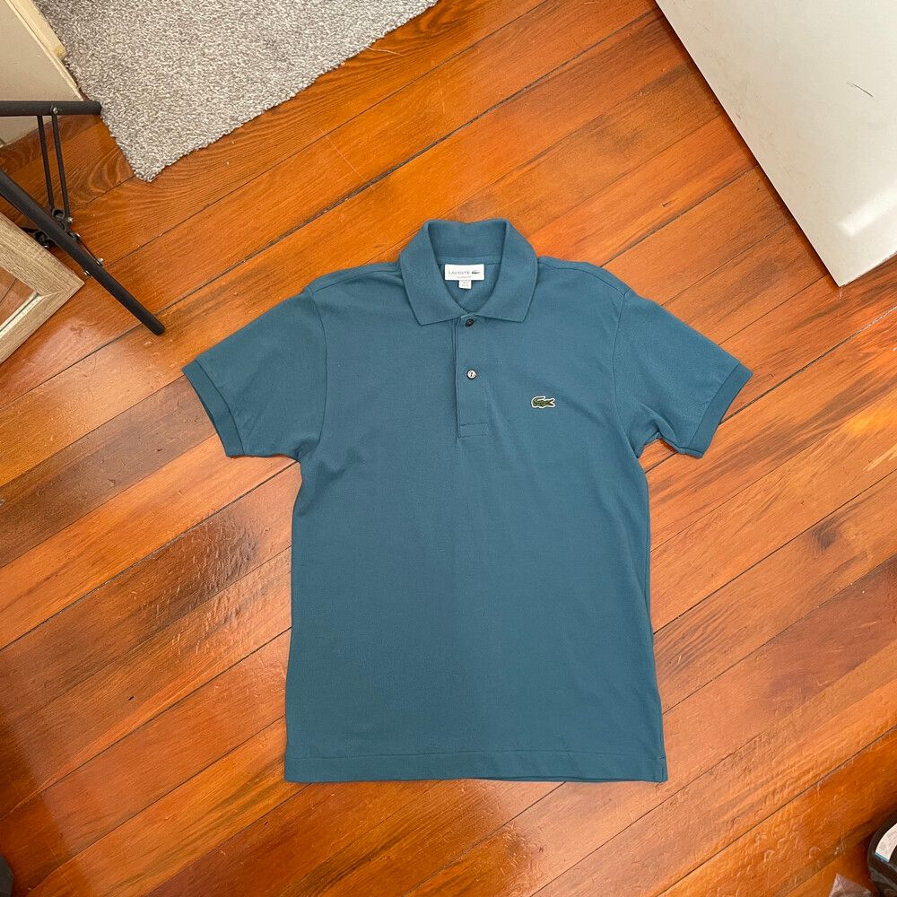 Lacoste unisex Teal Polo Top