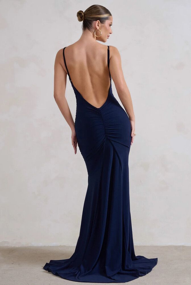 sachin and babi light blue dress Summer Women's Dress Short Sexy Slim Slim Backless Solid Colour Halter  Dresses – buy the best products in the Ayzeze online store main image 0