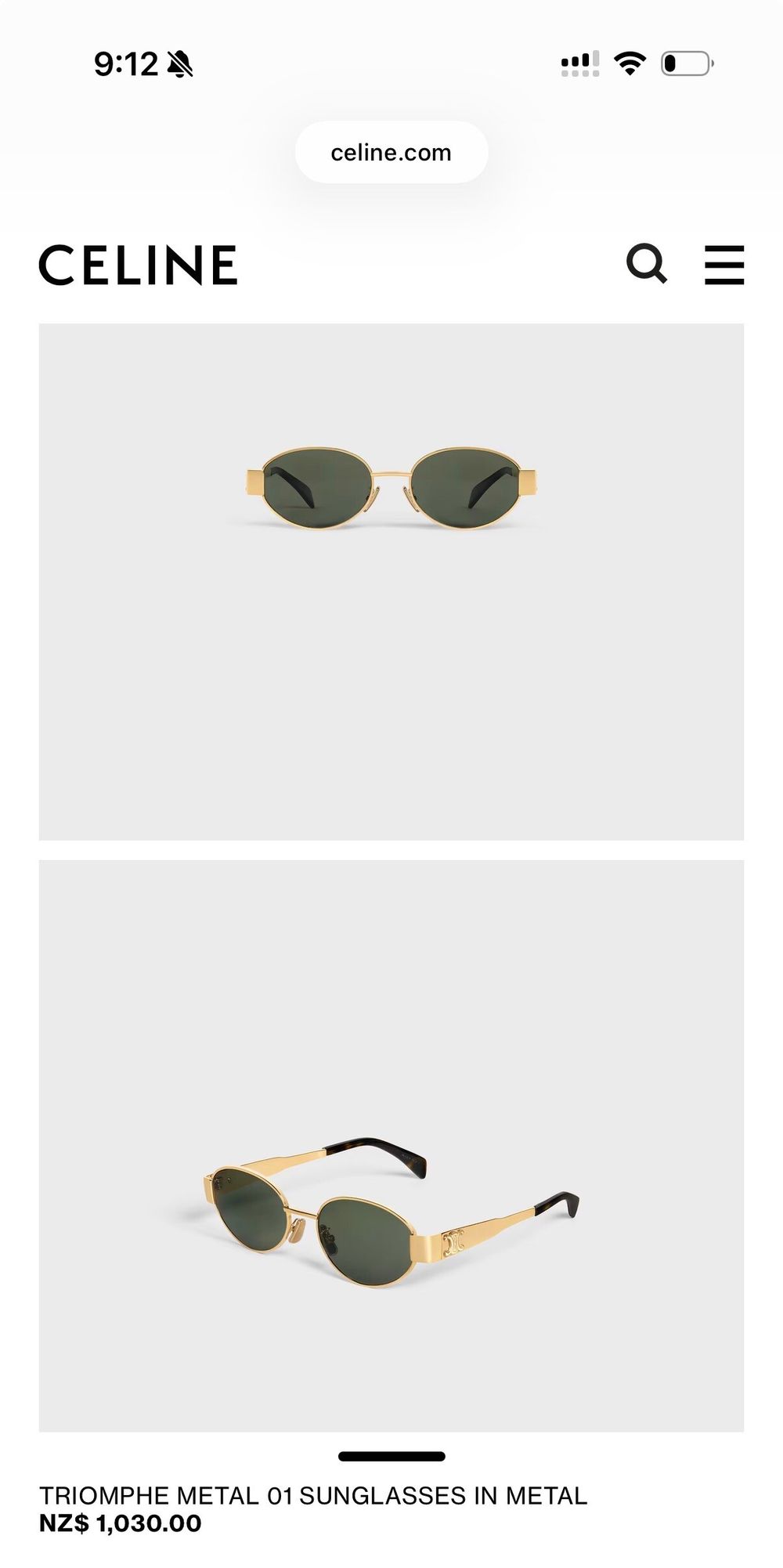 CELINE Paris Sunglasses