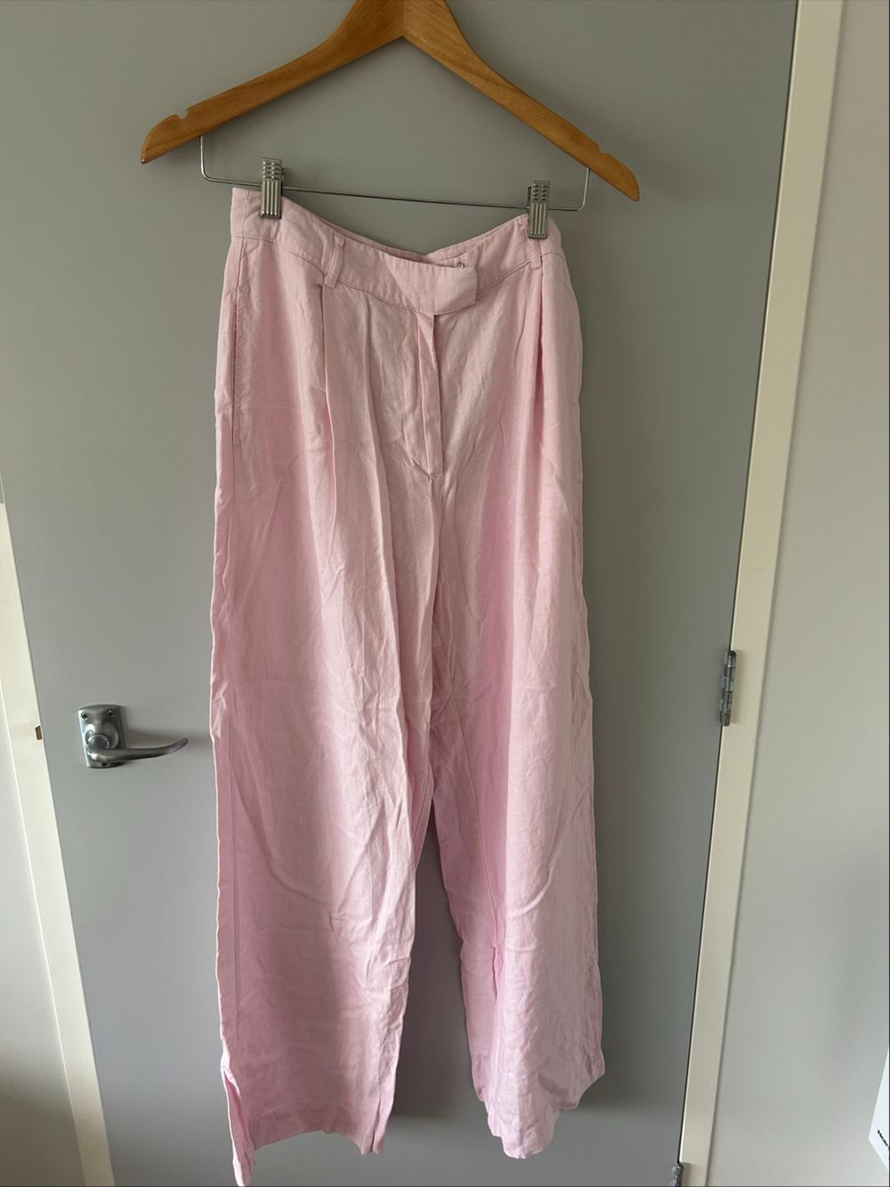 Glassons Pink Linen Trousers