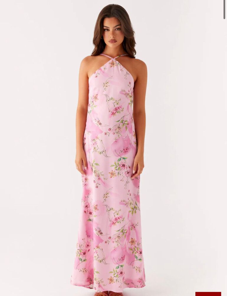 Peppermayo Pink Floral Maxi Dress