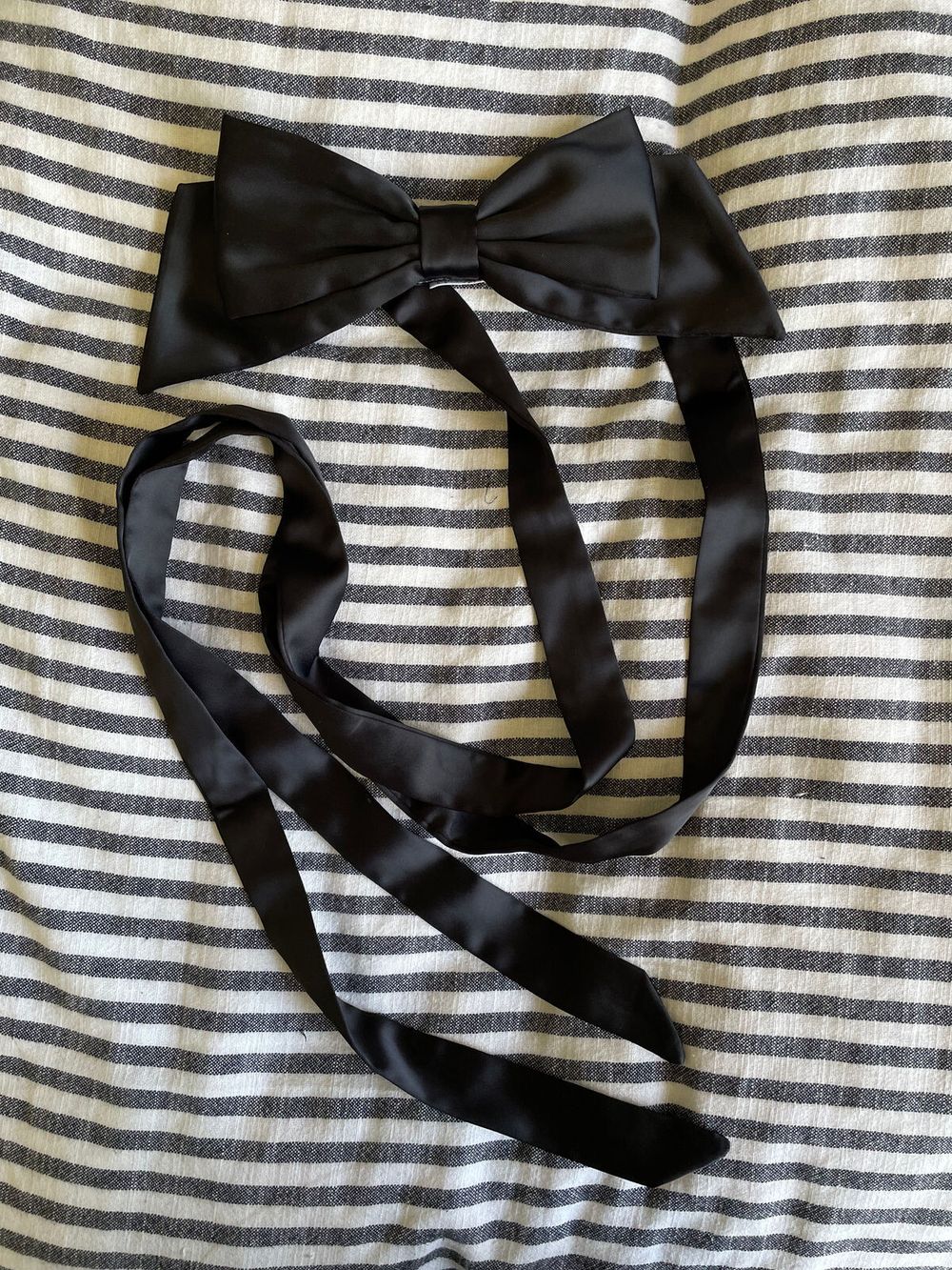 Black Bow Belt