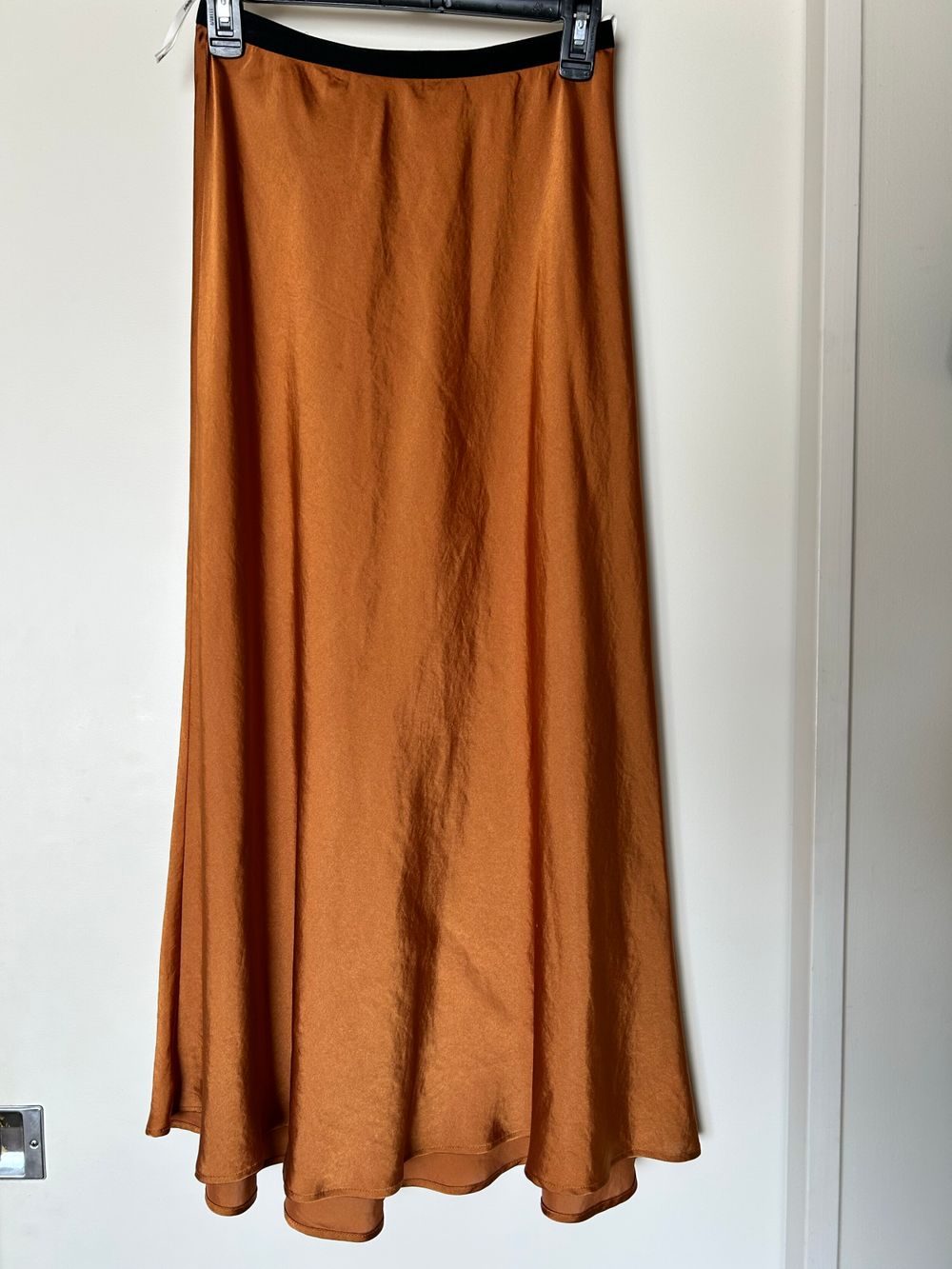 Juliette Hogan Orange Midi Skirt