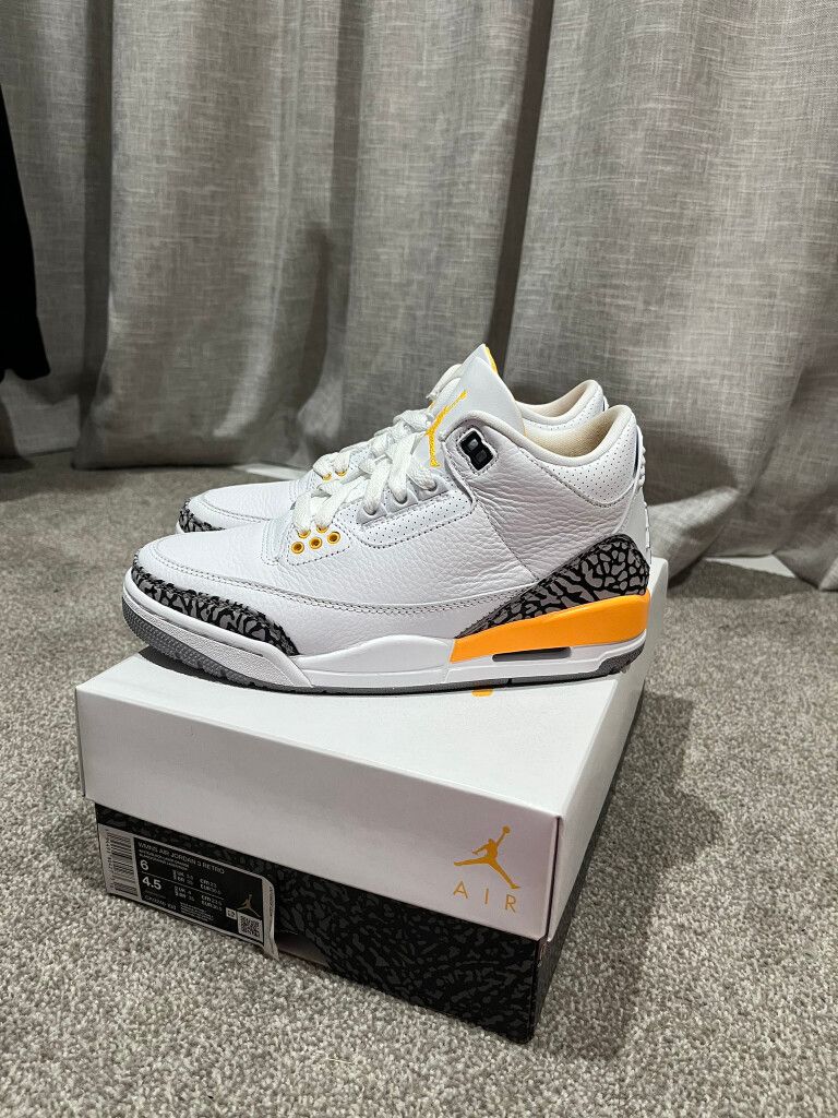 jordan retro 3 laser orange release date