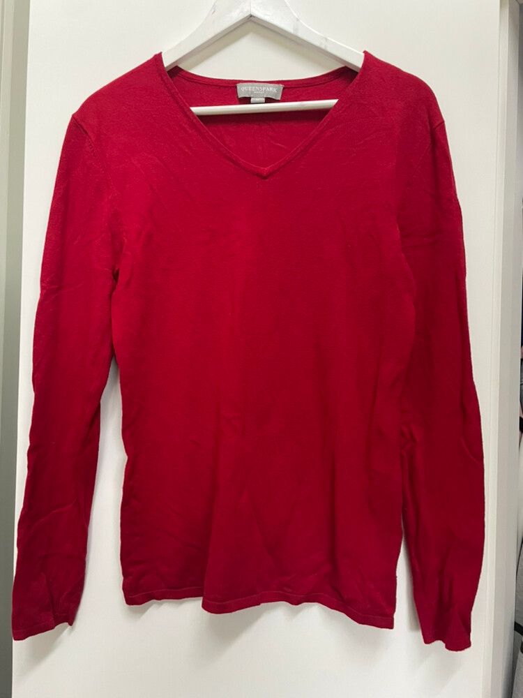 Bright Red Sweater