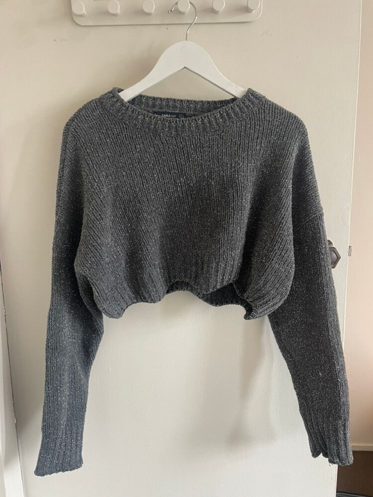 Zara sparkly Knit Grey Jumper