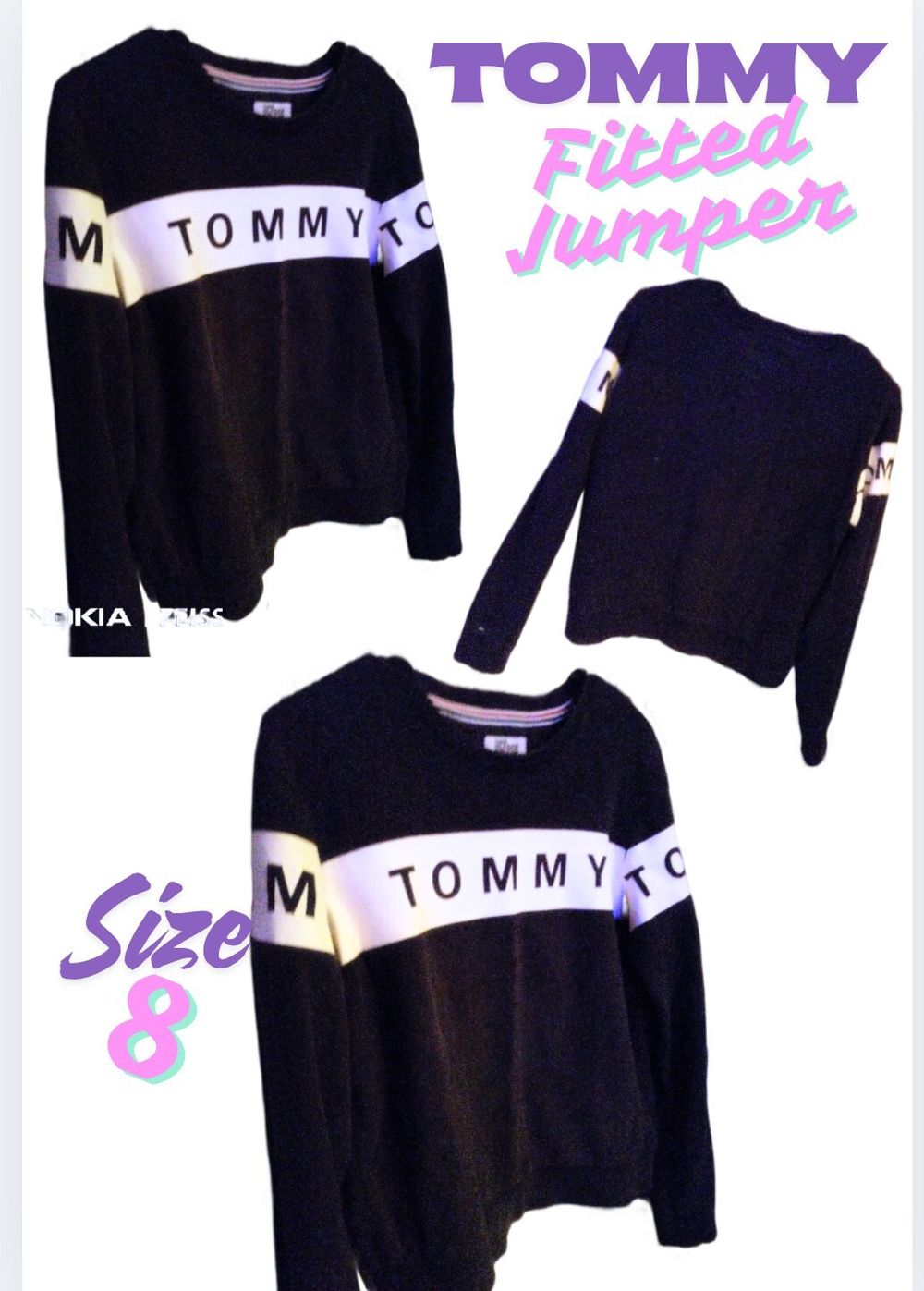 Tommy Black Jumper