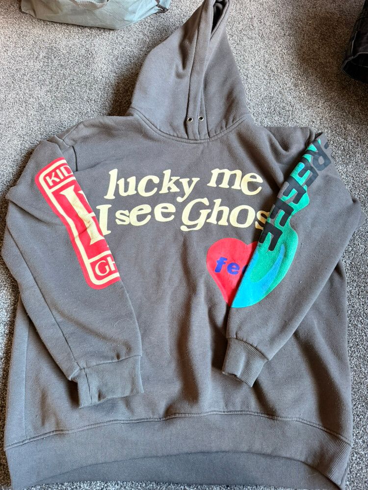 Kanye lucky me I see ghosts hoodie
