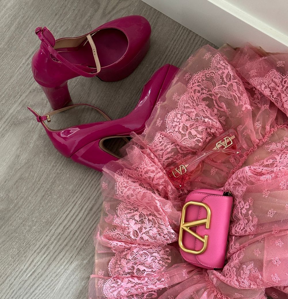 Valentino Pink Platform Heels