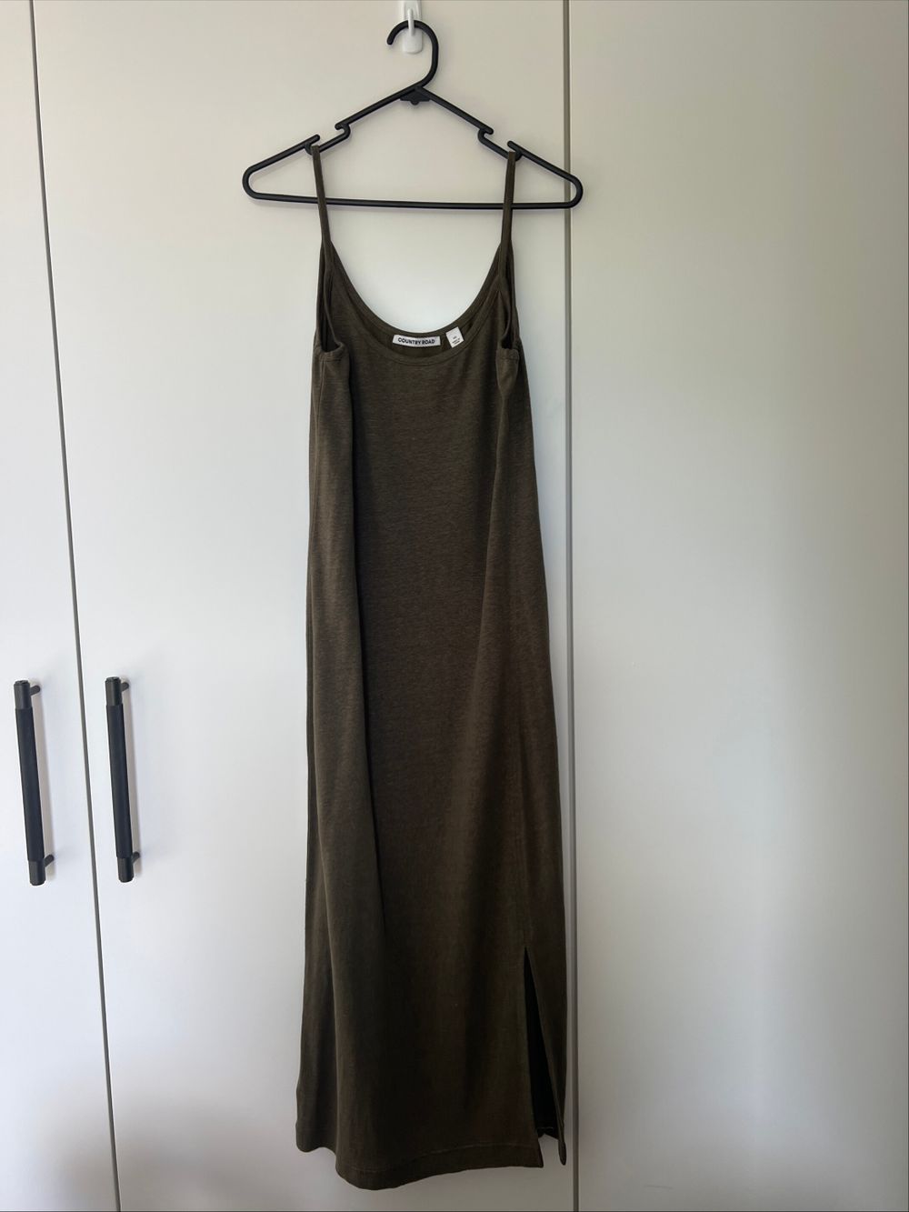 Country Road - Country Road Olive Green Maxi Dress on Designer Wardrobe