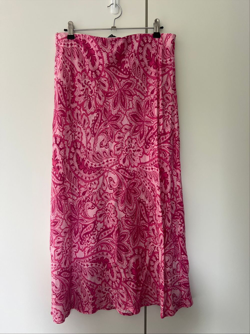 Decjuba Pink Paisley Cotton Skirt