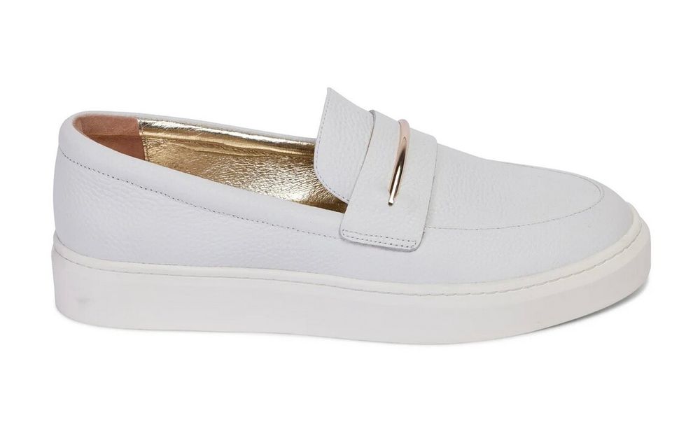 Kathryn Wilson White Lumi Loafers