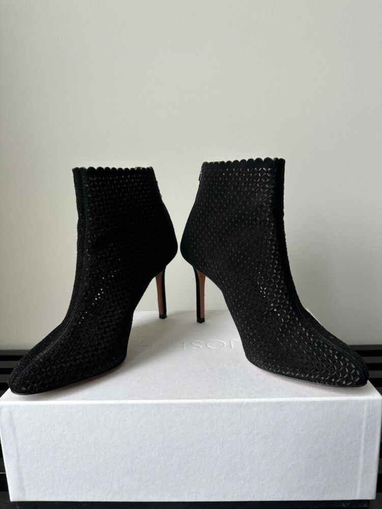 Alaïa Black Heeled Boots Size 36