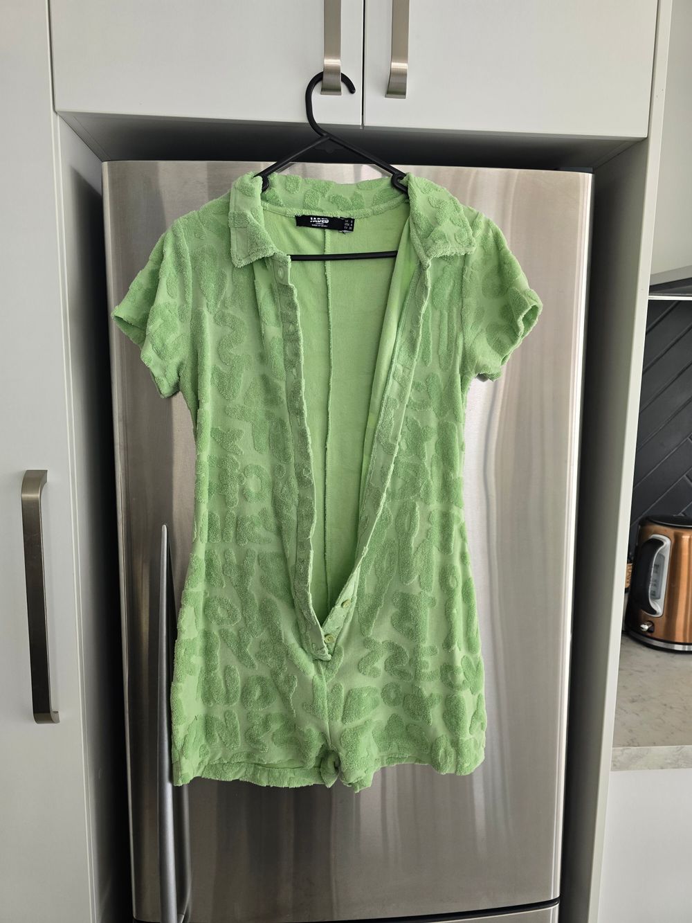 Towelling playsuit